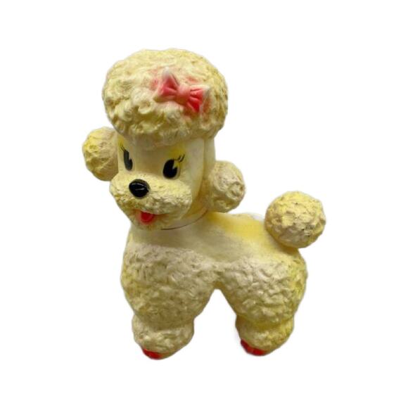 Yellow Sun Rubber Squeak Poodle Variant Ruth E Newton, 1960s - Picture 10 of 10